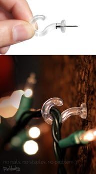 Push Pin Wall Hook - Klear Kindness (Transparent) - 40-Count