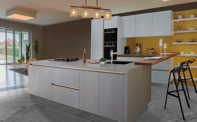 3 Pack Rattan Lamp Shade Small Boho Shades Replacement - Pendant Sconce Shade Ceiling Fan Light Covers Cylinder Woven Lampshade for Pendant Light Floor Lamps Chandelier Wall Sconces Light Fixture