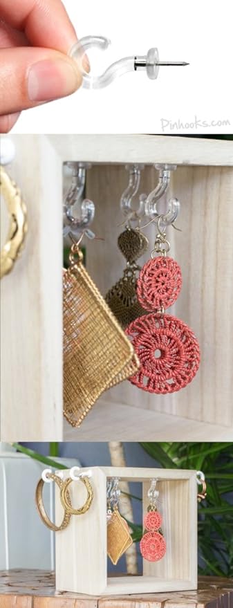 Push Pin Wall Hook - Klear Kindness (Transparent) - 40-Count