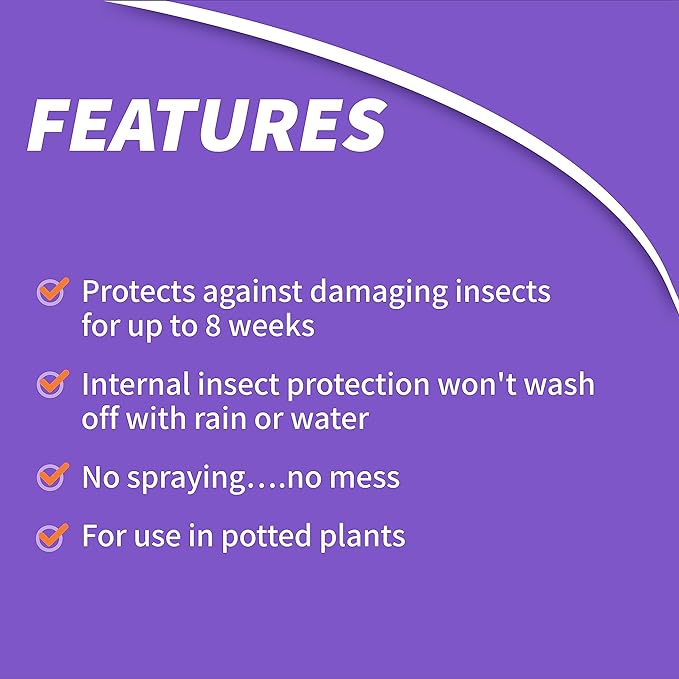 Bonide Insect Control Systemic Granules, 4 lbs. Ready-to-Use Water Resistant Long Lasting Protection Outdoor Use