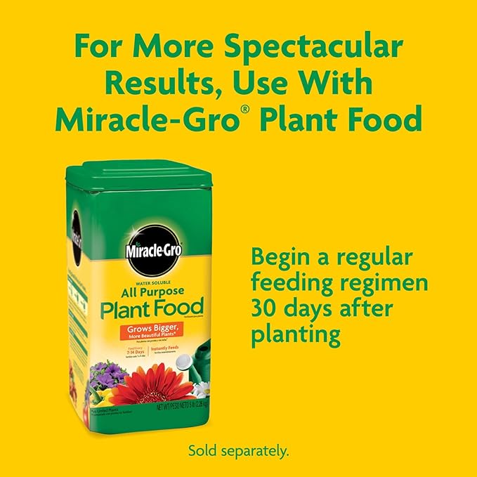 Miracle-Gro Potting Mix, Potting Soil for Indoor and Outdoor Container Plants, Enriched with Plant Food, 2 cu. ft. (2-Pack)