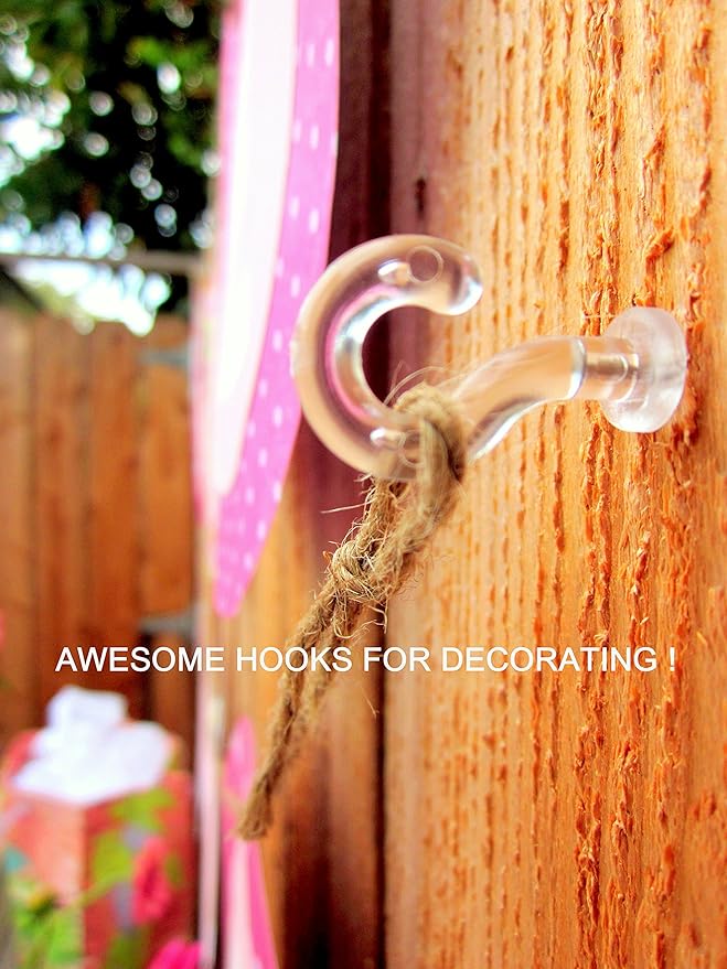 Push Pin Wall Hook - Klear Kindness (Transparent) - 40-Count